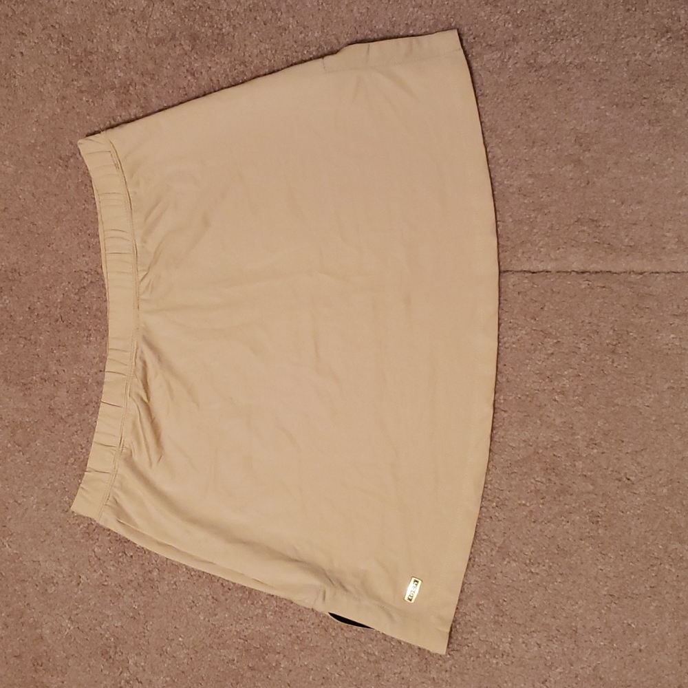 Tech Women's Gold Tennis Skirt